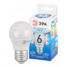 Лампа светодиодная стандарт LED P45-7W-840-E27 ЭРА QX диод. шар, 6Вт, нейтр, E27 Лампа светодиодная стандарт LED P45-7W-840-E27 ЭРА QX диод. шар, 6Вт, нейтр, E27