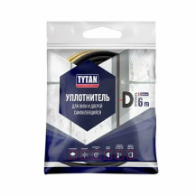 Уплотнитель D-профиль самоклеящийся Tytan черный 6 м. арт. 19729 Уплотнитель D-профиль самоклеящийся Tytan черный 6 м. арт. 19729
