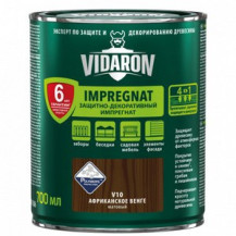 Пропитка для дерева Vidaron Impregnat венге африканский V10 0,7л Пропитка для дерева Vidaron Impregnat венге африканский V10 0,7л