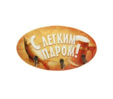 Вешалка настен. дер./мет.3 крючка 27х15см арт. 10717090