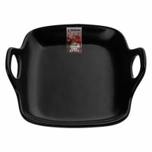 Тарелка-блюдо керамическая, 19х18.5х4.7 см, серия ASIAN, черная, PERFECTO LINEA Тарелка-блюдо керамическая, 19х18.5х4.7 см, серия ASIAN, черная, PERFECTO LINEA