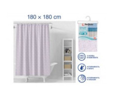 Шторка для ванной Secret розы PERFECTO LINEA 180х180 см арт. 36-118108