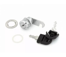 Замок мебельный (почтовый)  PALLADIUM ML-25(никель) (20/200)