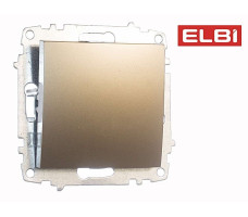 Выключатель 1-кл,титан EL-BI Zena-Vega 609-011400-200