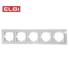 Рамка 5-я белоснежный EL-BI, Zena 500-015600-250