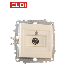Розетка для ТВ концевая, кремовый EL-BI Zena-Vega 609-010300-246 Розетка для ТВ концевая, кремовый EL-BI Zena-Vega 609-010300-246