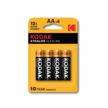 Элемент питания (щелочной) Kodak LR6-4BL XTRALIFE  [KAA-4] (80/400/17600)