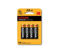 Элемент питания (щелочной) Kodak LR6-4BL XTRALIFE  [KAA-4] (80/400/17600)