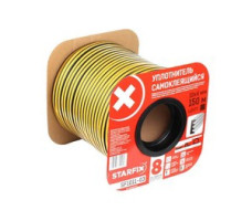 Уплотнитель "E" черный 10х4мм 150м STARFIX (SF1011-03)