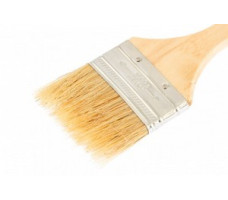 Кисть плоская Slimline 2,5" (63 мм), натуральная щетина, деревянная ручка Sparta