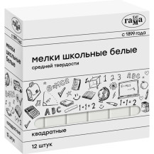 Мелки школьные Гамма 12 шт Мелки школьные Гамма 12 шт