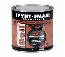 Грунт-эмаль 3в1 молотк, шоколадный 0,75л