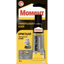 Клей универсальный полиуретановый "Момент Кристалл", 30 мл. Клей универсальный полиуретановый "Момент Кристалл", 30 мл.