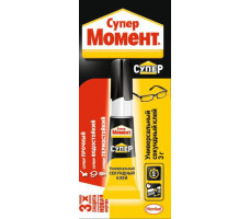Клей секундный "Супер Момент", 3 гр.