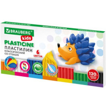 Пластилин BRAUBERG со стеком 106435 6 шт. Пластилин BRAUBERG со стеком 106435 6 шт.