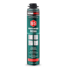Пена полиуретановая монтажная проф. всесезонная Donewell 65 1л арт. DPP10U65