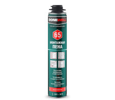 Пена полиуретановая монтажная проф. всесезонная Donewell 65 1л арт. DPP10U65