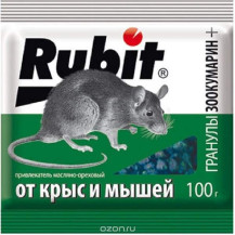 Зоокумарин+ Гранулы, 100гр Rubit