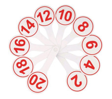 Касса цифр до 20 облегченные арт. Ц-12