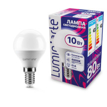 Лампа светодиодная LUMINARTE арт. LSTD-G45-10W4KE14 Лампа светодиодная LUMINARTE арт. LSTD-G45-10W4KE14