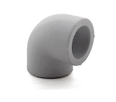 Угольник VALFEX Дн25х90 200/50 ПП белый