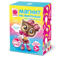 Магнит на ленточках Застенчивая модница