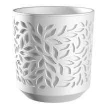 Горшок Leaves белый/белый 1,25 л. Горшок Leaves белый/белый 1,25 л.