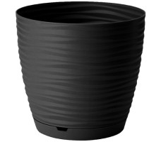 Горшок для цветов Saffron черный 2,6 л арт. 221610230/02
