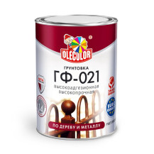 Грунтовка ГФ 021 OLECOLOR серый 1кг арт.00655060