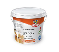 Эмаль OLECOLOR акриловая для пола желто-коричневая 1кг