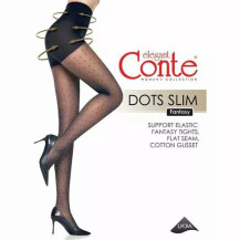 Колготки женские Conte Elegant Dots Slim неро р.2 арт. 22С-1СП Колготки женские Conte Elegant Dots Slim неро р.2 арт. 22С-1СП