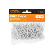 Крестик для кафеля STARTUL MASTER 2 мм., 200 шт. арт. ST4404-20 Крестик для кафеля STARTUL MASTER 2 мм., 200 шт. арт. ST4404-20