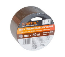 Скотч упаковочный коричневый 48ммх50м STARTUL PROFI (ST9042-2-48-50) (плотность 45мкм)
