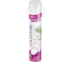 Cleanic диски ватные гигиенические  Pure Effect п/э 80шт