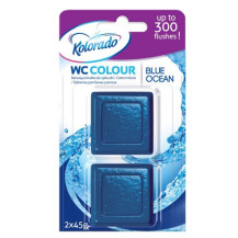 Hal таблетка для бачка Kolorado WC Colour 2шт.голубой 2x45г Hal таблетка для бачка Kolorado WC Colour 2шт.голубой 2x45г