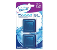 Hal таблетка для бачка Kolorado WC Colour 2шт.голубой 2x45г