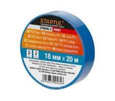 Изолента ПВХ 18ммх20м синяя STARTUL PROFI (ST9046-2) (130 мкм)