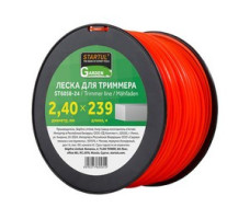 Леска ф 2.4 мм х 239 м квадратн. сеч. STARTUL GARDEN