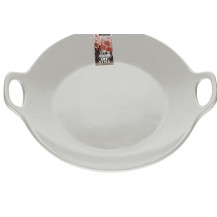Тарелка-блюдо керамическая, 24х20.3х4.5 см, серия ASIAN, серая, PERFECTO LINEA Тарелка-блюдо керамическая, 24х20.3х4.5 см, серия ASIAN, серая, PERFECTO LINEA