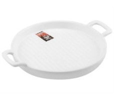 Тарелка-блюдо керамическая PERFECTO LINEA ASIAN белая 23.5х18.5х2.5см арт.17-112350