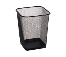 Корзина для бумаг, 22х16.5х27.5, черная, CUADRADA, PERFECTO LINEA (объем: 9 л.)