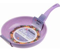 Сковорода алюминиевая с антипригарным покрытием Perfecto Linea Cook Fun, лиловая 26х5,8 см. арт. 55-260110