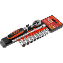 Набор головок PRO STARTUL 1/4" 4-13 мм. арт. PRO-41414 Набор головок PRO STARTUL 1/4" 4-13 мм. арт. PRO-41414