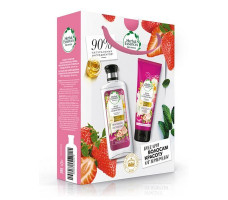 HERBAL ESSENCES Шампунь Белая клубника и Сладкая мята 400мл+Бальзам-ополаскиватель 180мл