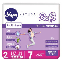 Прокладки Sleepy Natural SOFT EXTRA SOFT 3в1 Long 7 шт. Прокладки Sleepy Natural SOFT EXTRA SOFT 3в1 Long 7 шт.