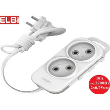 Удлинитель EL-BI Myra 2гн2м б/з 527-010202-250 Белый Турция