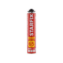 Пена монтажная профессиональная всесезонная STARFIX Foam Pro 65 (850мл) (Выход пены до 65 литров)