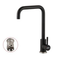 Смеситель для кухни (SUS 304) D35 AVZAR4-B304BK черный AV Engineering