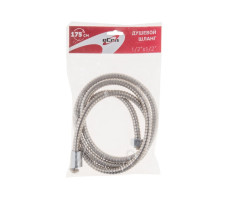 Шланг душевой, SUS/PVC, 1/2" г-г 175 см., хром, eCon