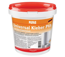 Клей ПВА универсальный "PUFAS", строительный, 1 кг